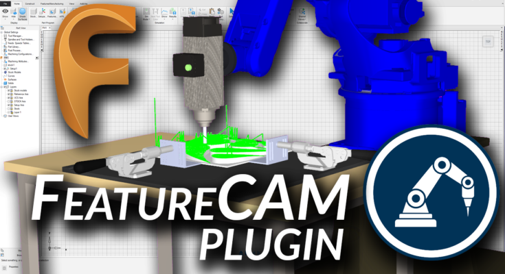 RoboDK的FeatureCAM插件