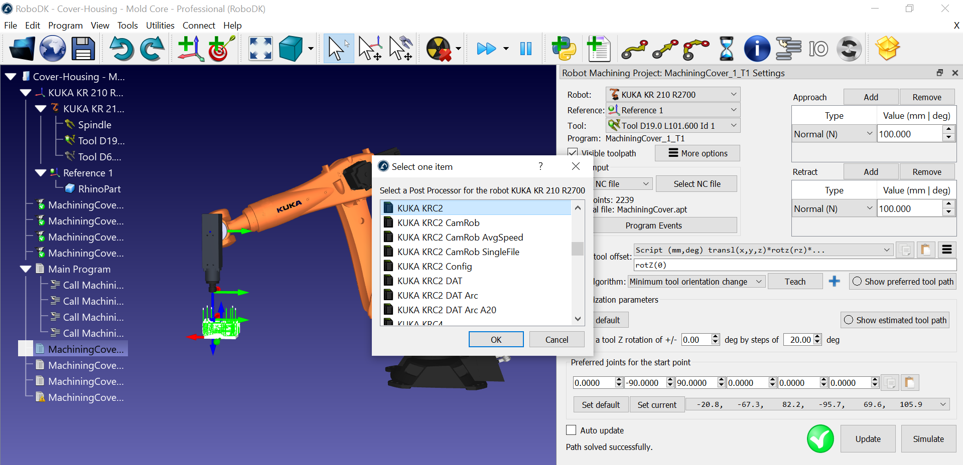 Example 3 Axis Robot Machining - Image 10