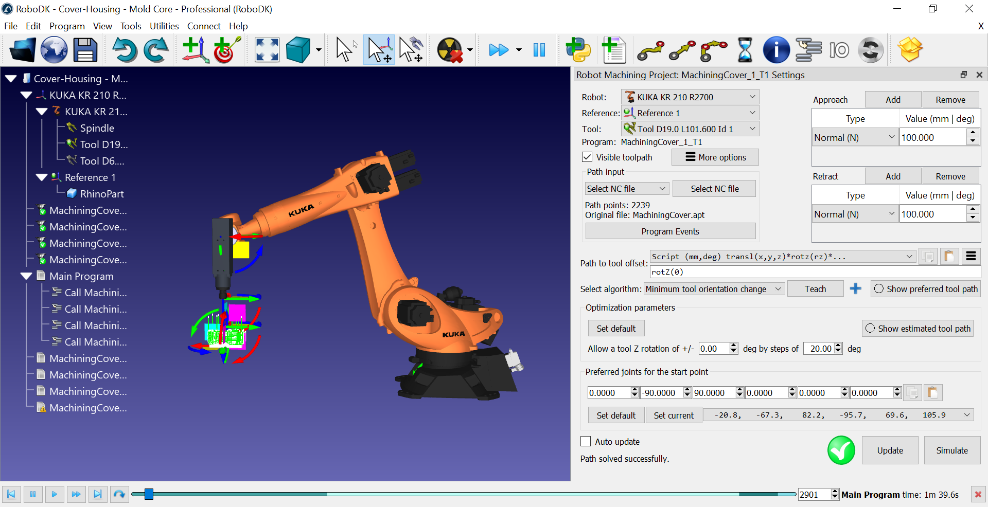 Example 3 Axis Robot Machining - Image 6