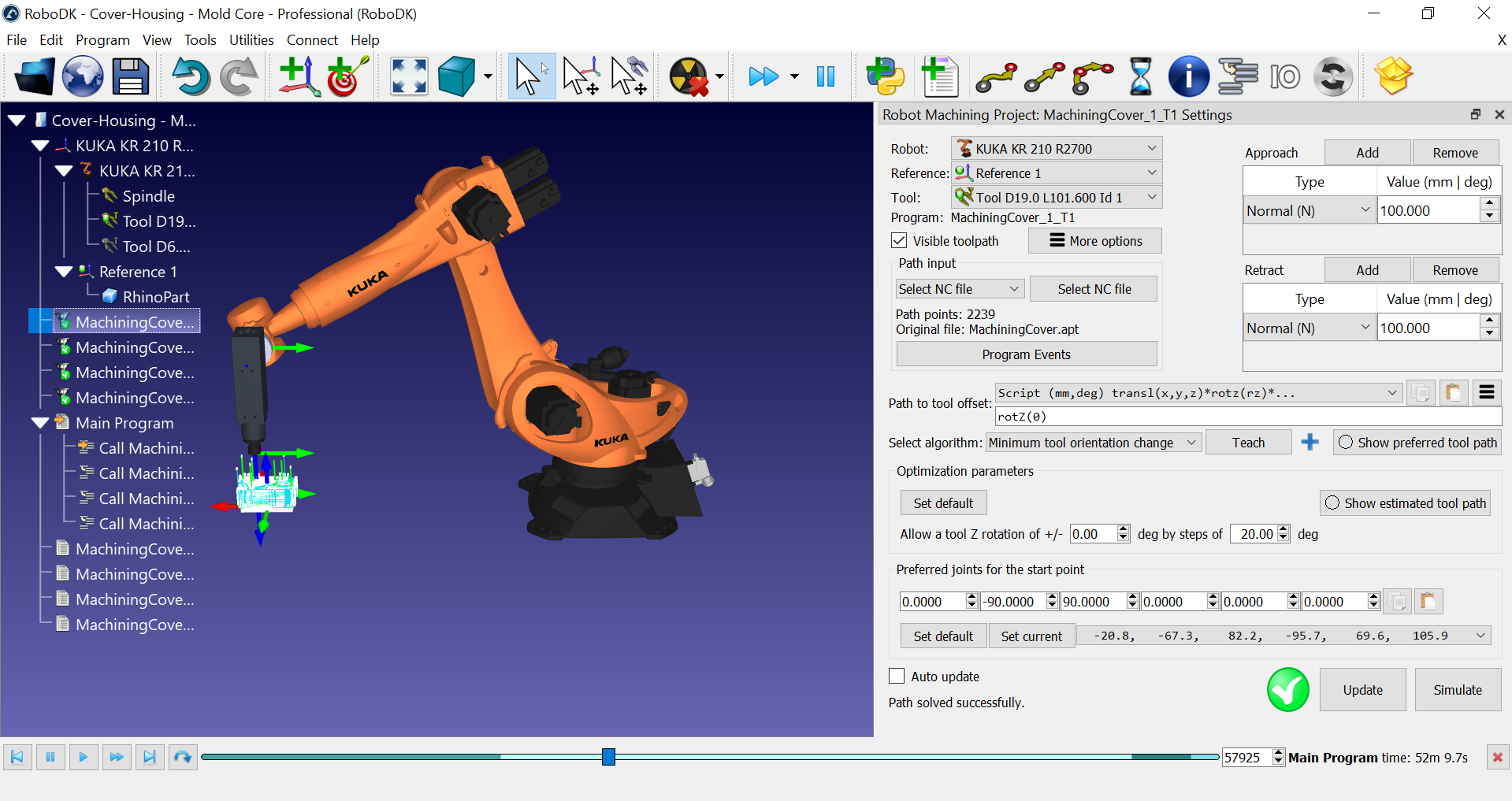 Example 3 Axis Robot Machining - Image 3